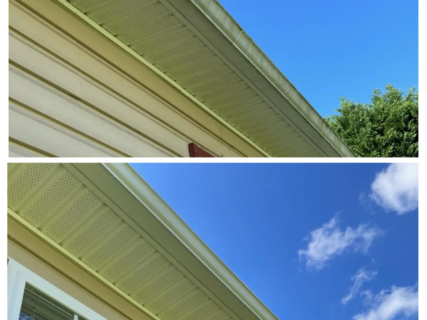 Professional House Softwash and Gutter Brightening in Graham NC 